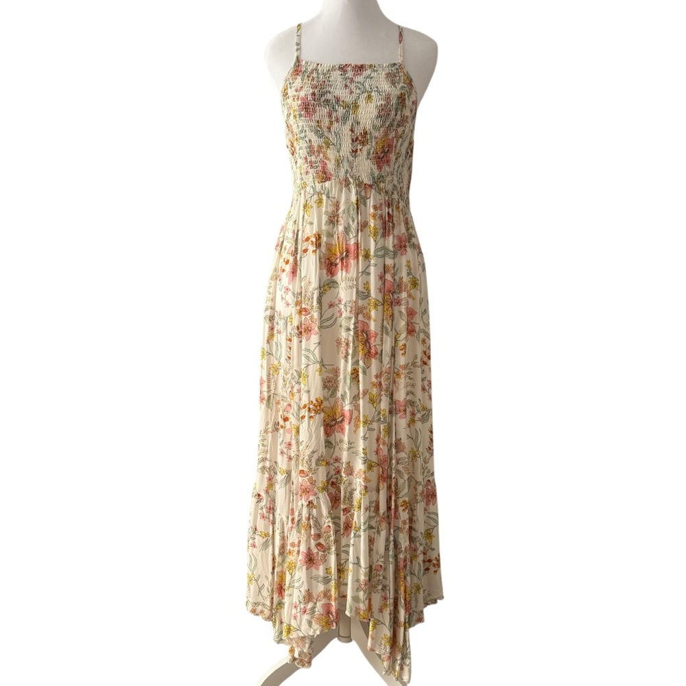 Free People Intimately Heat Wave Maxi Dress Floral Combo Bohemian